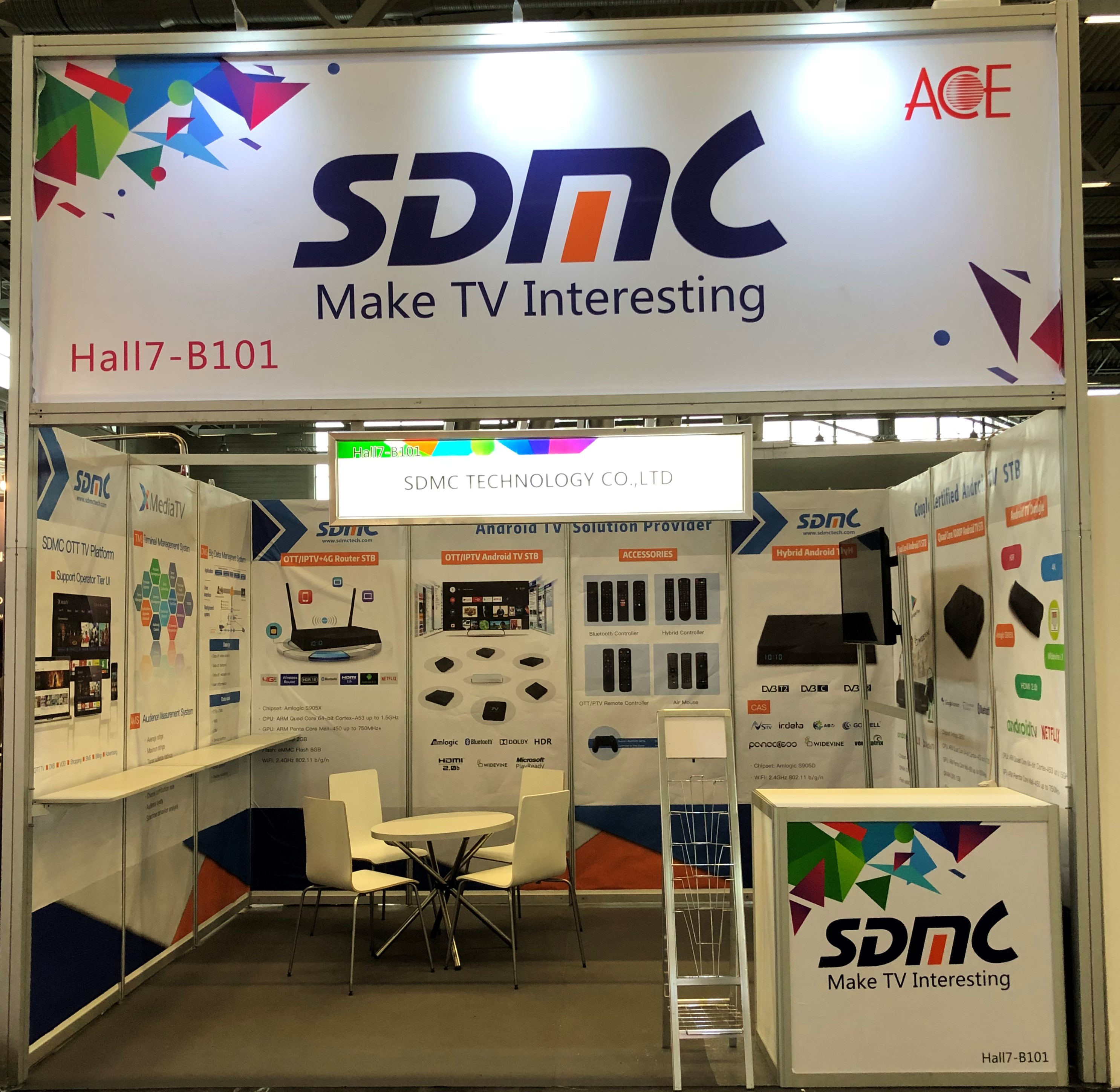 ANGACOM展会 九洲国际立异产品轮替亮相